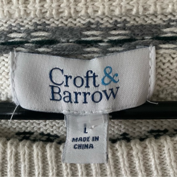 NEW Men's Croft & Barrow Classic-Fit Crewneck Sweater - Picture 11 of 13
